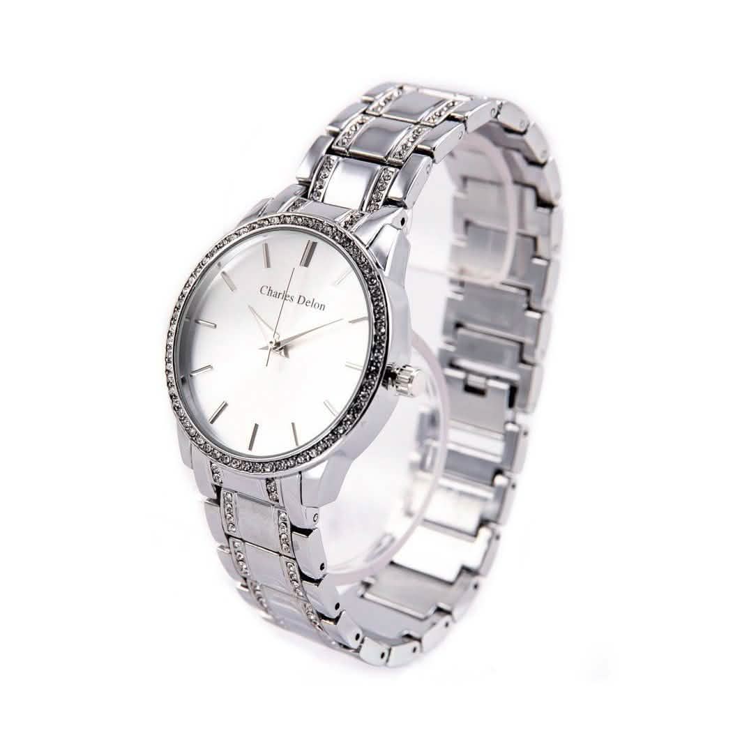 Charles Delon Women's Watch 5855 Stainless Steel Quartz Round - Assorted Styles DailySale