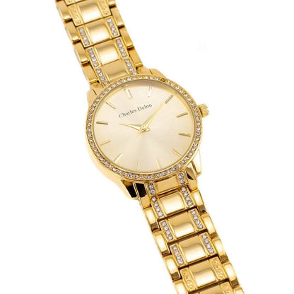 Charles Delon Women's Watch 5855 Stainless Steel Quartz Round - Assorted Styles DailySale
