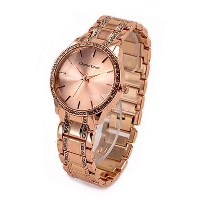 Charles Delon Women's Watch 5855 Stainless Steel Quartz Round - Assorted Styles DailySale