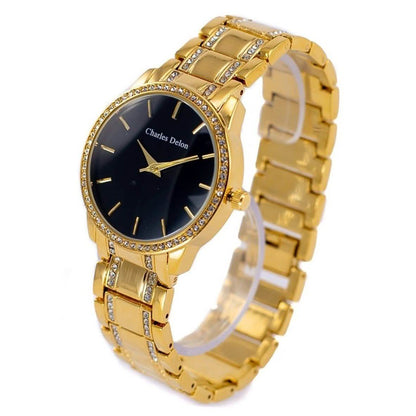 Charles Delon Women's Watch 5855 Stainless Steel Quartz Round - Assorted Styles DailySale