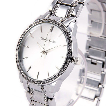 Charles Delon Women's Watch 5855 Stainless Steel Quartz Round - Assorted Styles DailySale