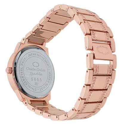 Charles Delon Women's Watch 5855 Stainless Steel Quartz Round - Assorted Styles DailySale
