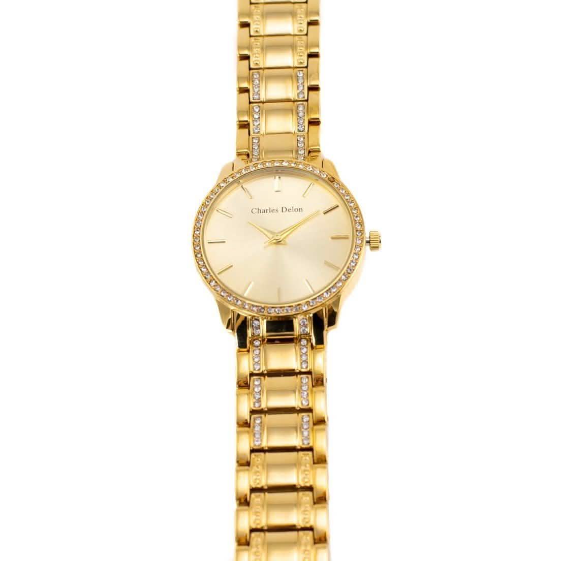 Charles Delon Women's Watch 5855 Stainless Steel Quartz Round - Assorted Styles DailySale