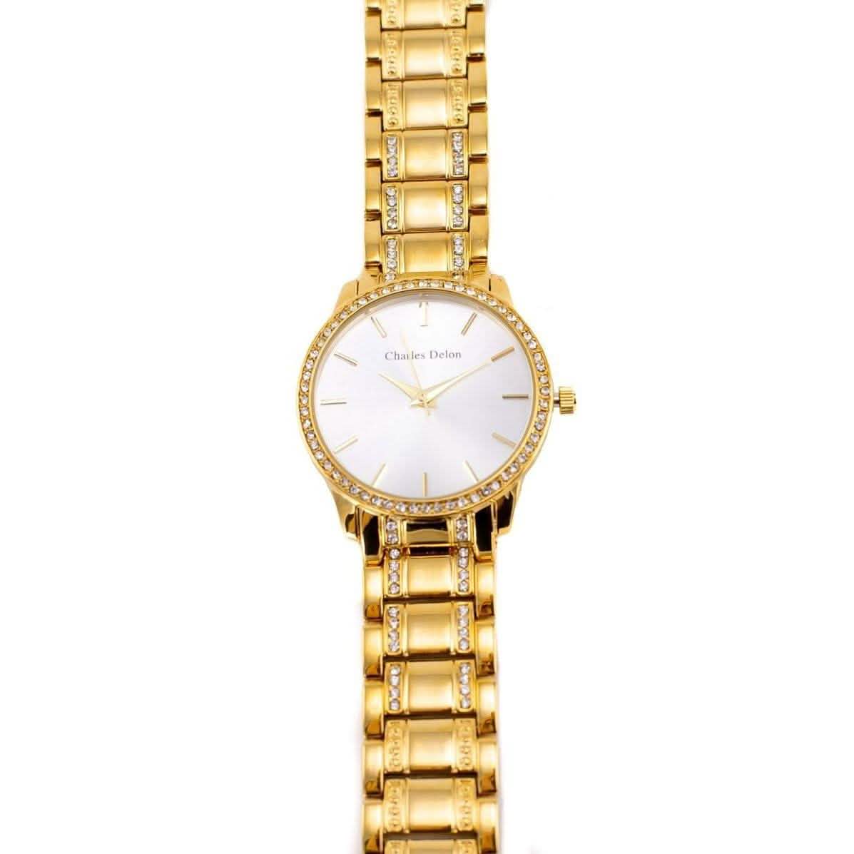 Charles Delon Women's Watch 5855 Stainless Steel Quartz Round - Assorted Styles DailySale