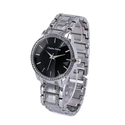 Charles Delon Women's Watch 5855 Stainless Steel Quartz Round - Assorted Styles DailySale