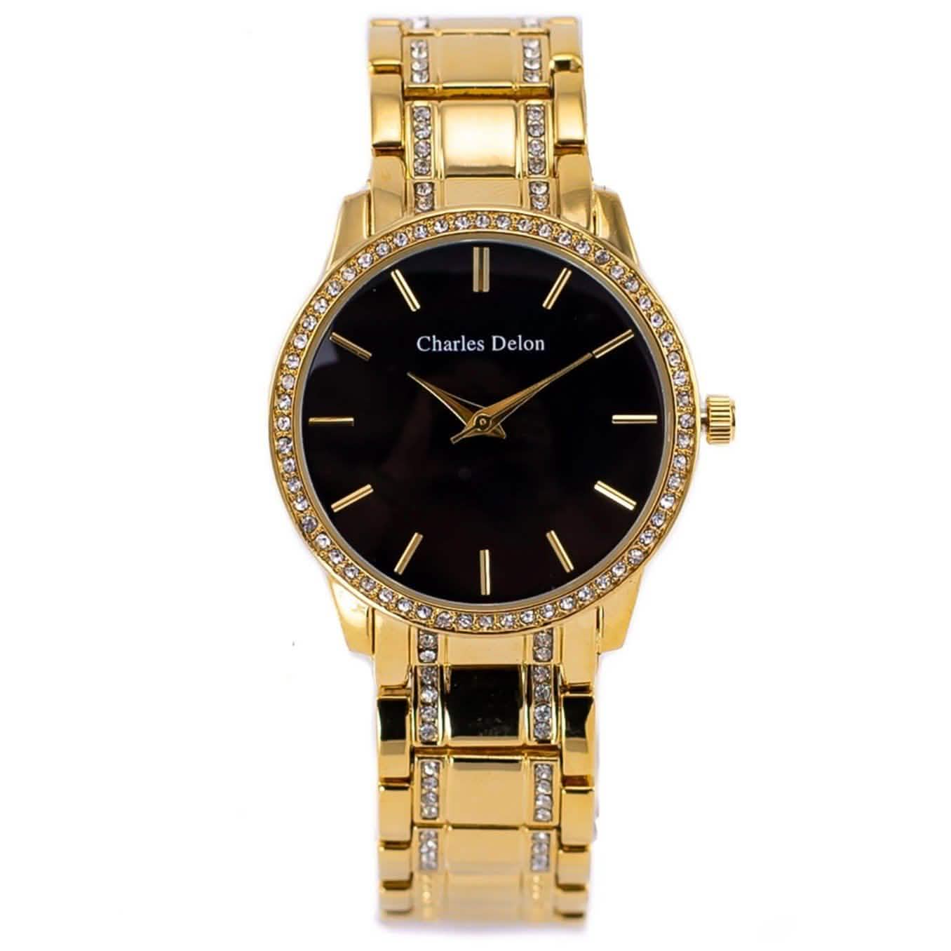 Charles Delon Women's Watch 5855 Stainless Steel Quartz Round - Assorted Styles DailySale