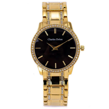 Charles Delon Women's Watch 5855 Stainless Steel Quartz Round - Assorted Styles DailySale