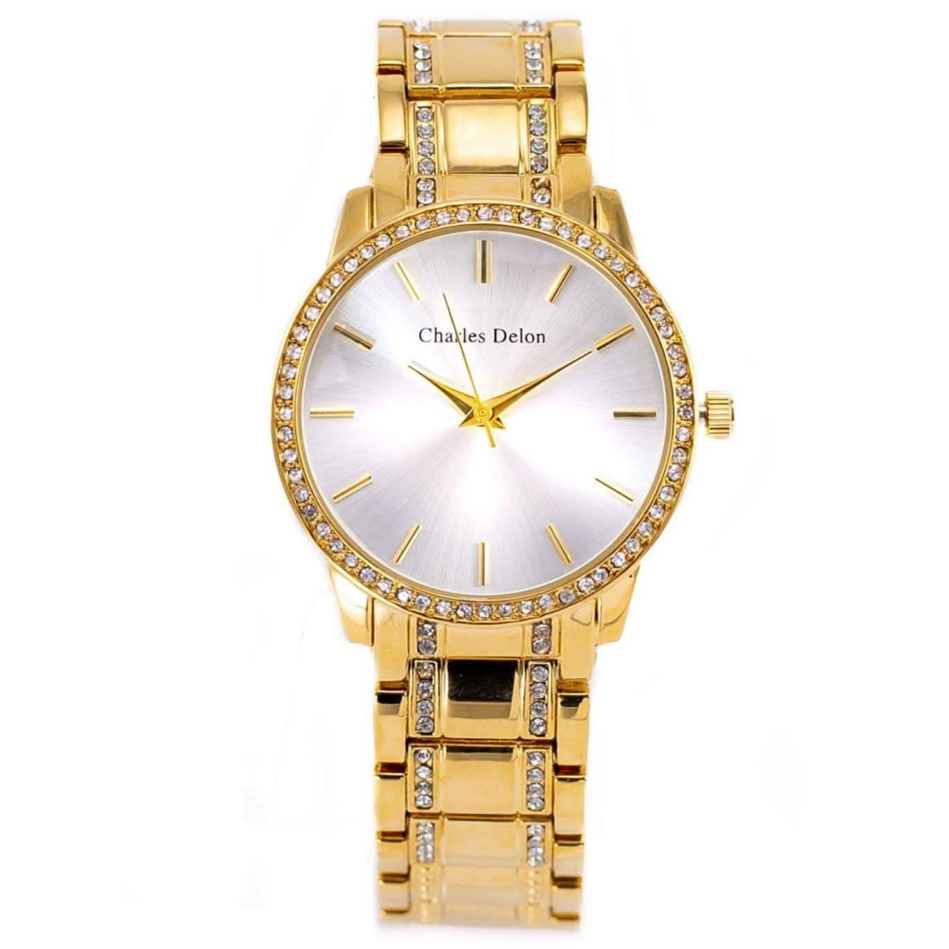 Charles Delon Women's Watch 5855 Stainless Steel Quartz Round - Assorted Styles DailySale