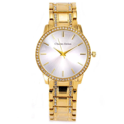 Charles Delon Women's Watch 5855 Stainless Steel Quartz Round - Assorted Styles DailySale