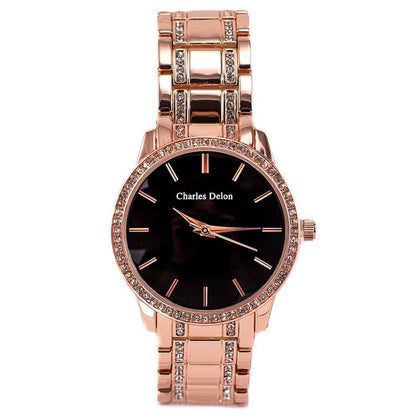 Charles Delon Women's Watch 5855 Stainless Steel Quartz Round - Assorted Styles DailySale
