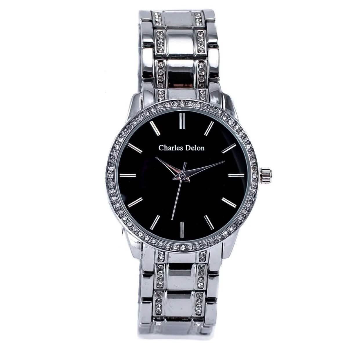 Charles Delon Women's Watch 5855 Stainless Steel Quartz Round - Assorted Styles DailySale