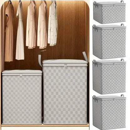 Checkerboard Canvas Portable Storage Box DailySale