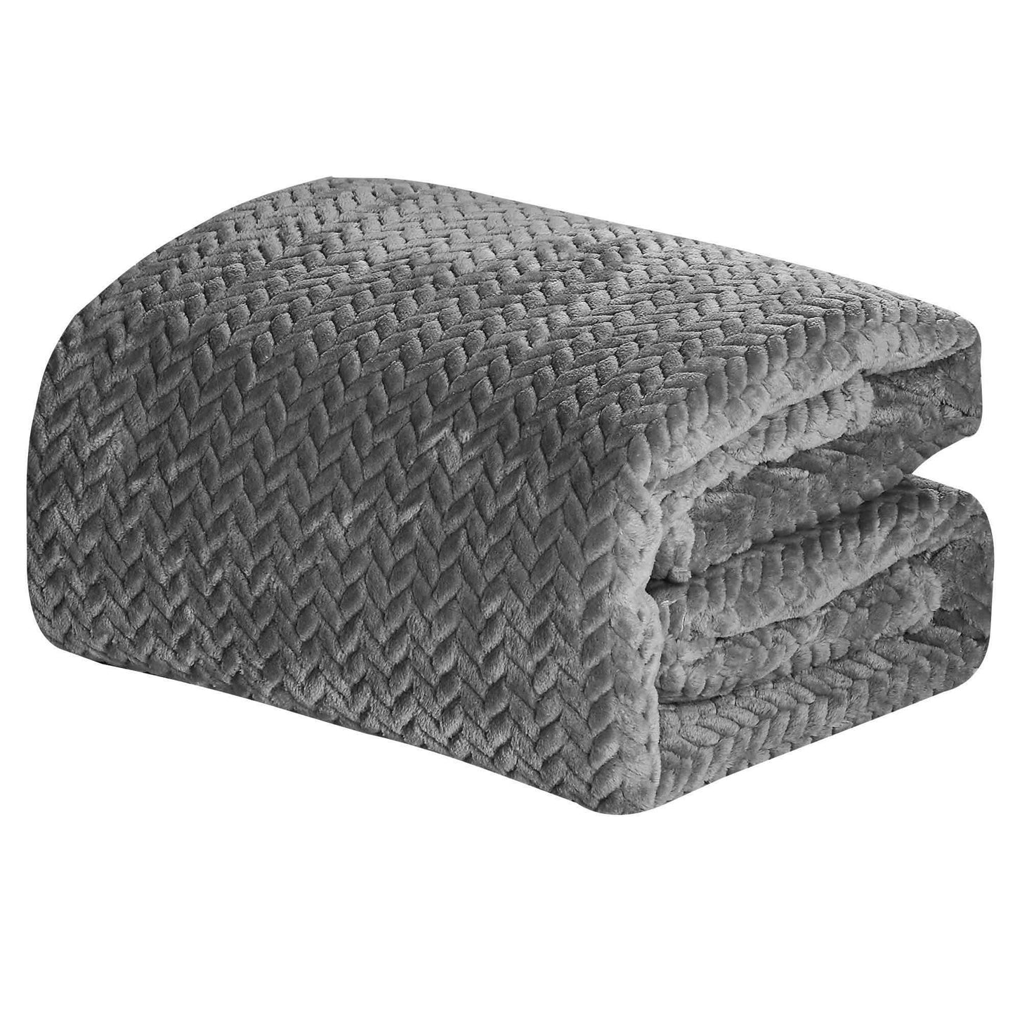 Chevron Braided Bed Cover DailySale