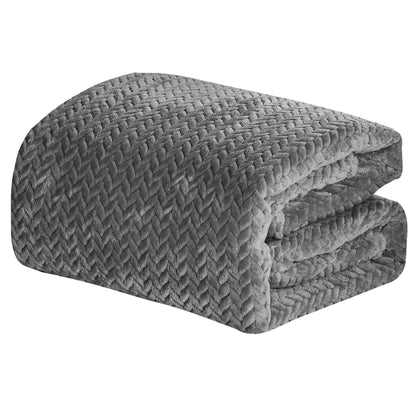Chevron Braided Bed Cover DailySale