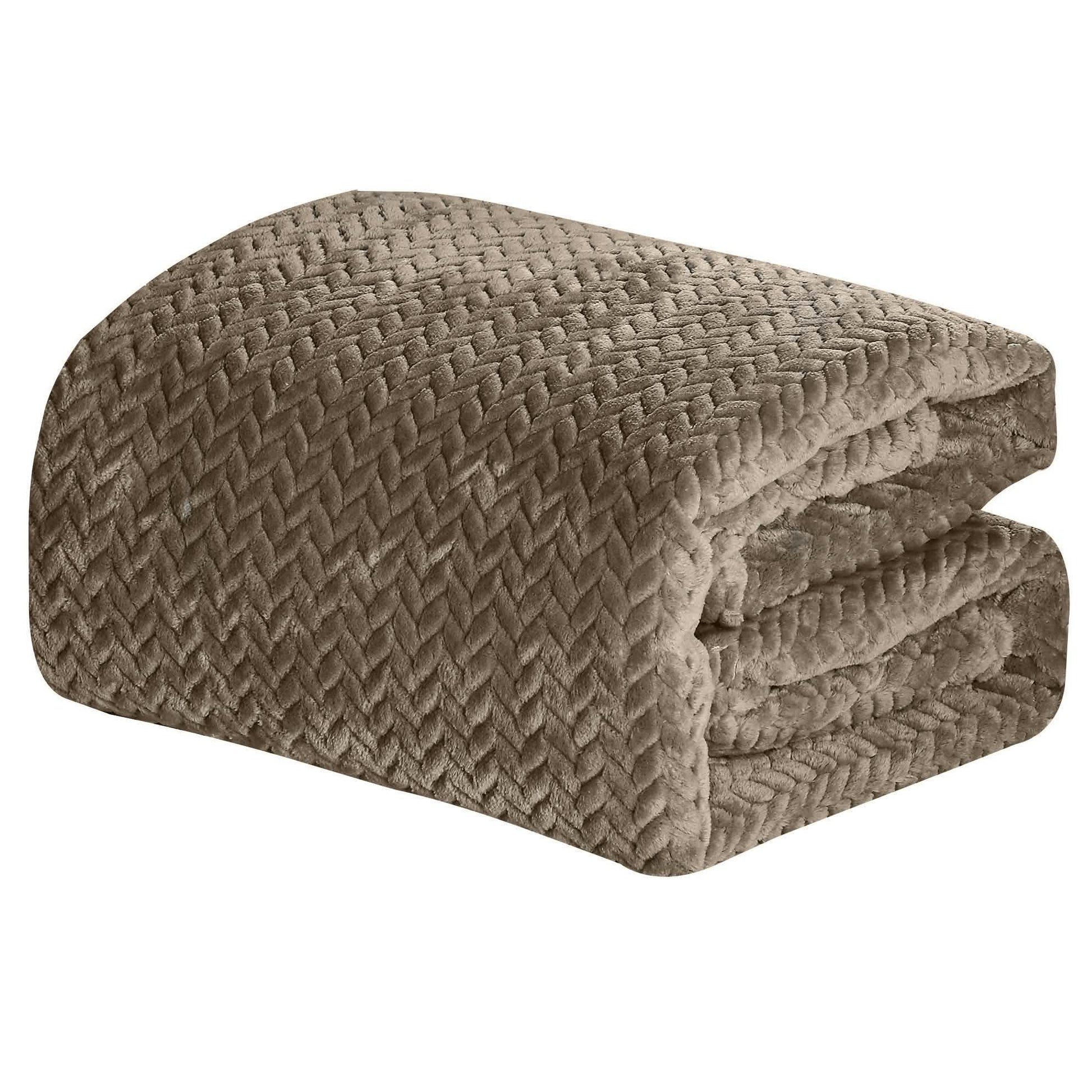 Chevron Braided Bed Cover DailySale