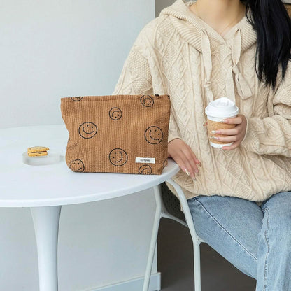 Chic Corduroy Travel Pouch for Women DailySale