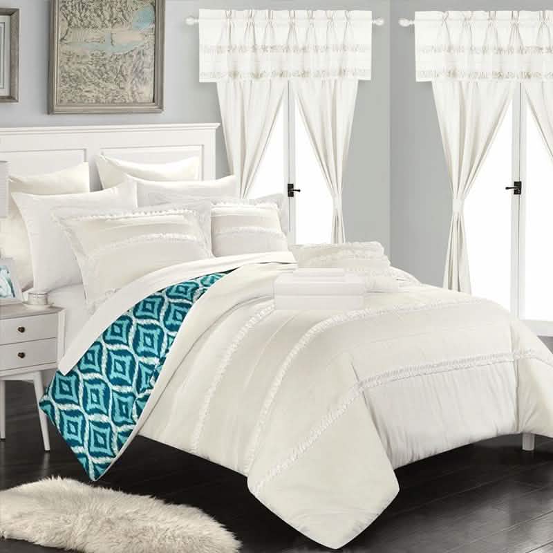 Chic Home Adina 20 Piece Reversible Comforter Set Bed DailySale