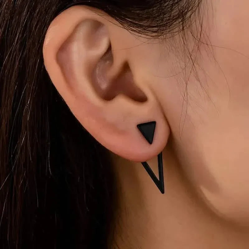 Chic Minimalist Triangle Design Earrings DailySale
