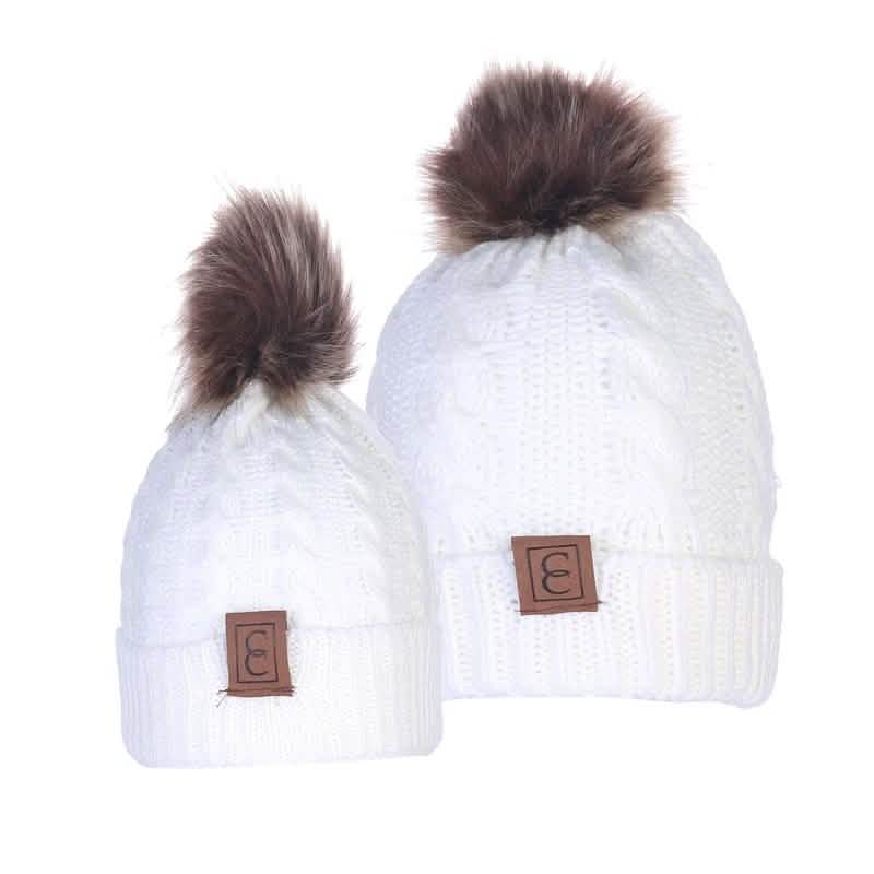 Chic Mom and Me Pom Beanies DailySale