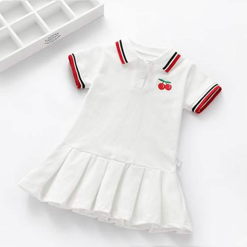 Children Dress Spring Summer Turn-Down Collar DailySale