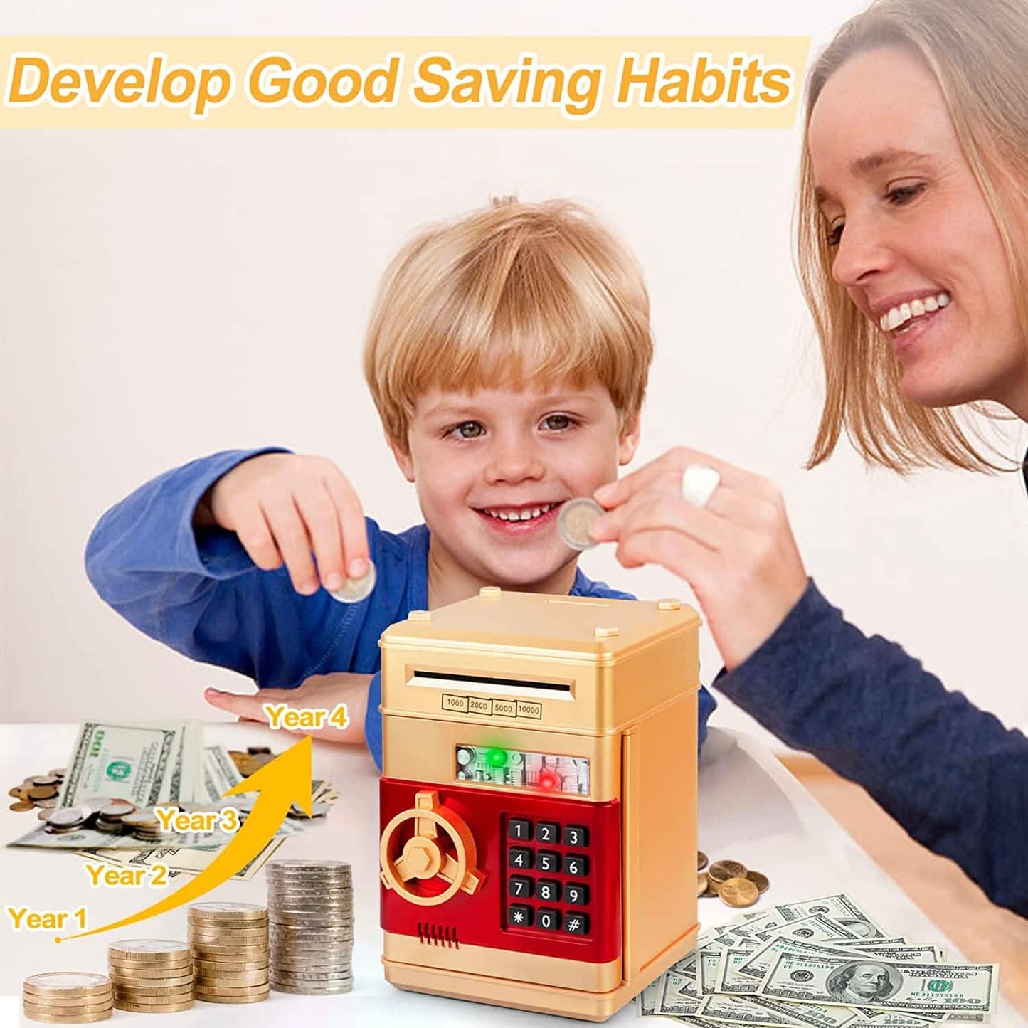 Children's Cartoon Password Box Piggy Bank DailySale
