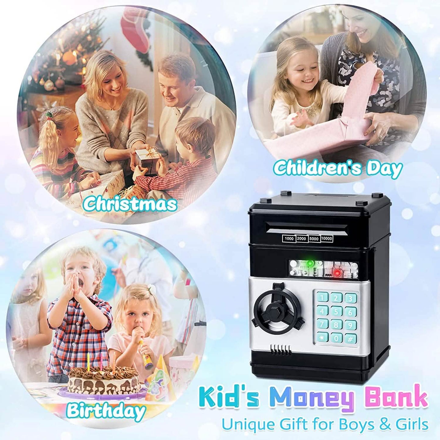 Children's Cartoon Password Box Piggy Bank DailySale
