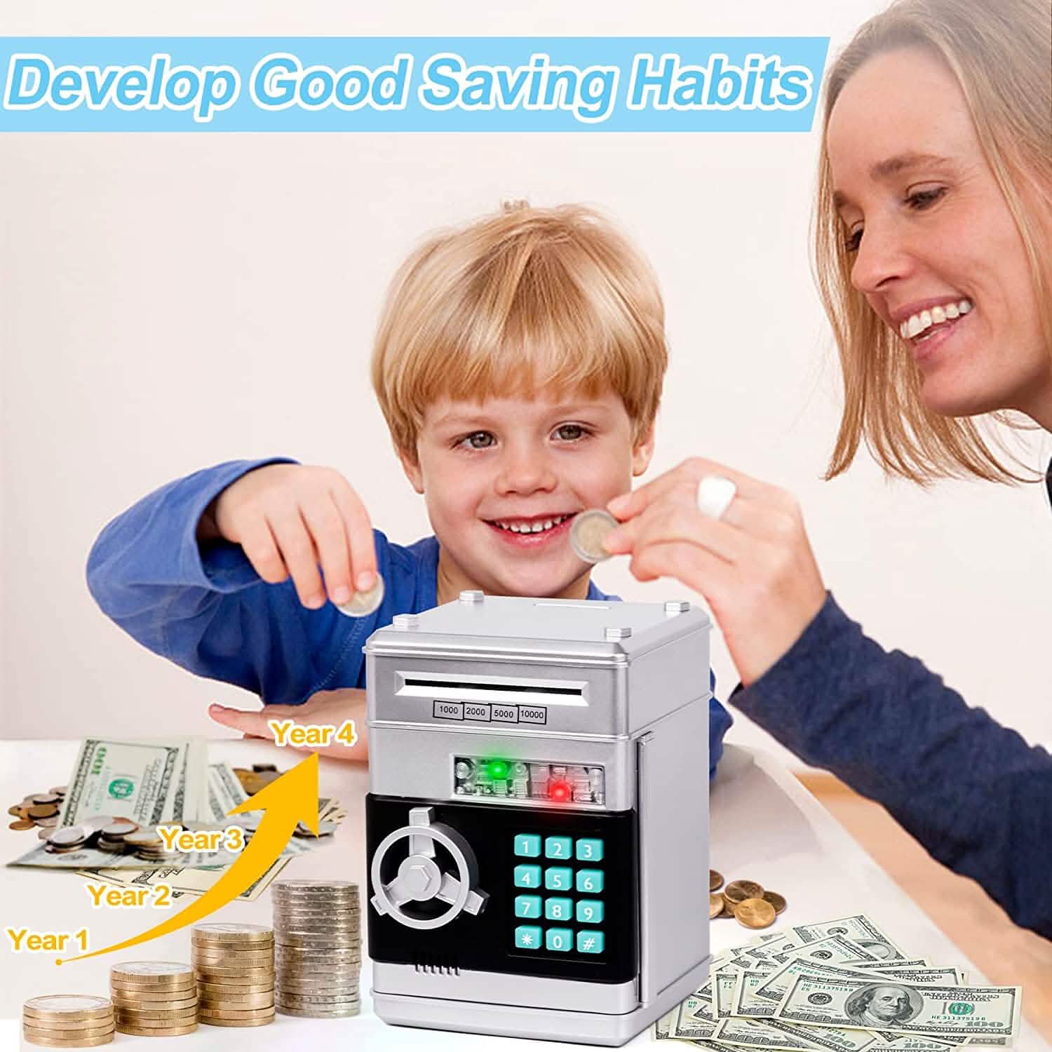 Children's Cartoon Password Box Piggy Bank DailySale