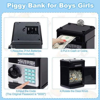 Children's Cartoon Password Box Piggy Bank DailySale