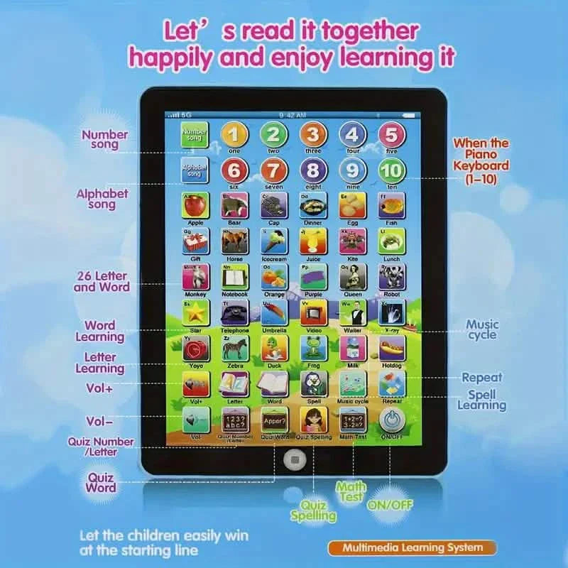 Children's Early Childhood Educational Toys English Tablet DailySale