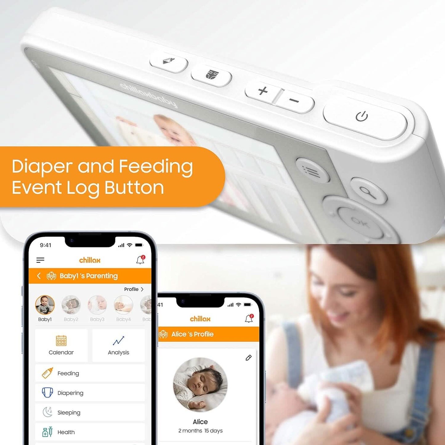 Chillax Giraffe Pro 1080p Camera and 4.3” Video Smart Baby Monitor (Refurbished) DailySale