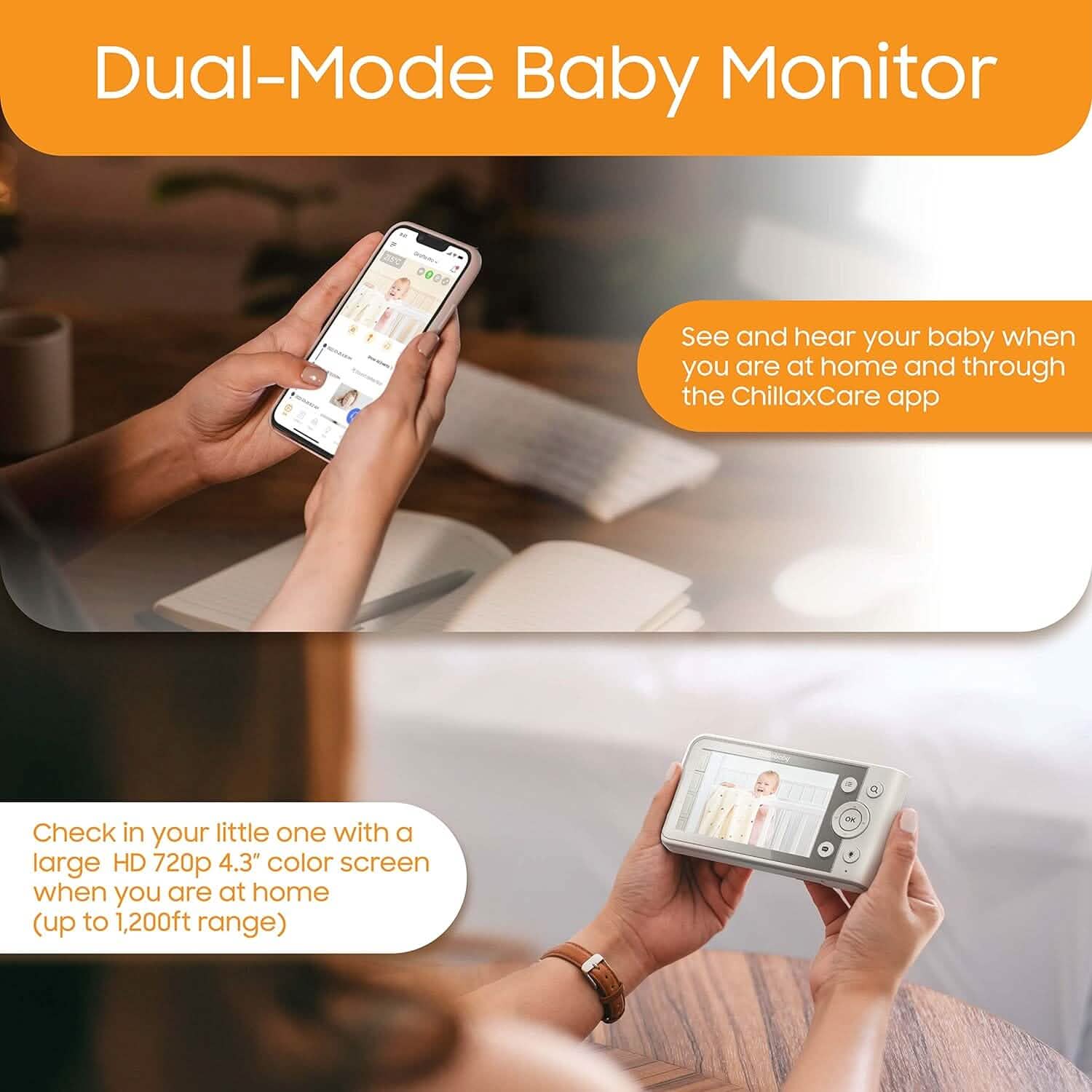 Chillax Giraffe Pro 1080p Camera and 4.3” Video Smart Baby Monitor (Refurbished) DailySale