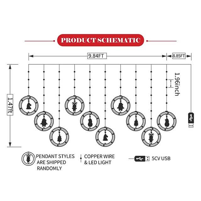 Chiristmas Lights LED Holiday Light DailySale