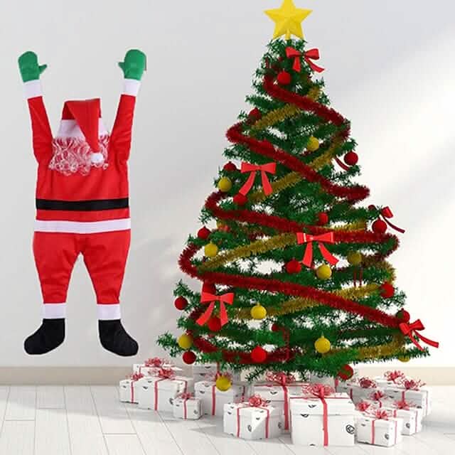 Christmas Climbing Hanging Santa Claus Decor DailySale
