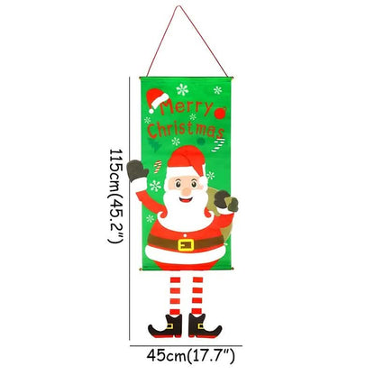 Christmas Door Hanging Flag Decor DailySale