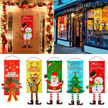 Christmas Door Hanging Flag Decor DailySale