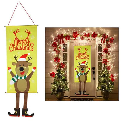 Christmas Door Hanging Flag Decor DailySale