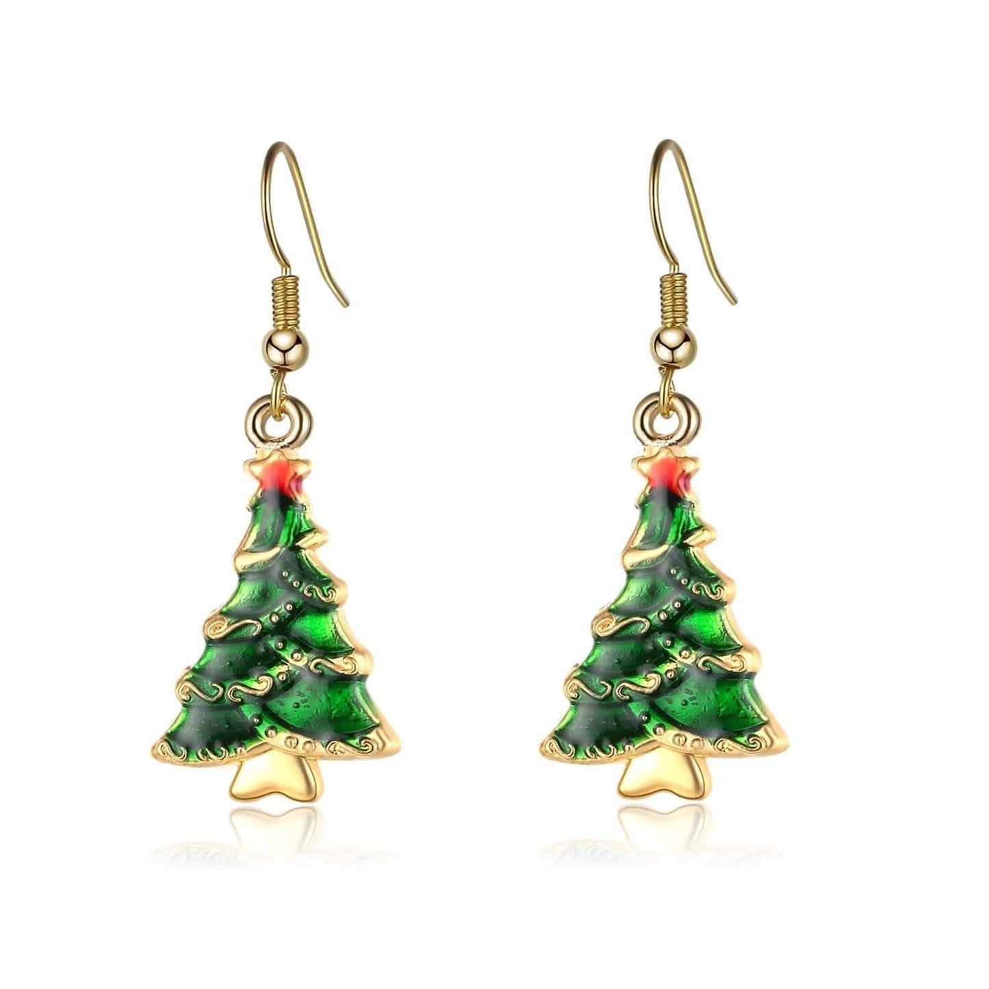 Christmas Ear Decor Hooks Creative Ladies Holiday Earrings DailySale