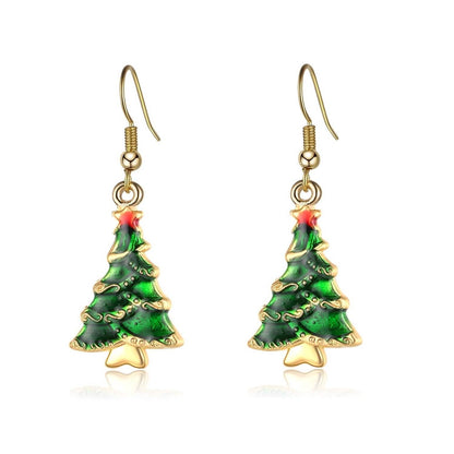 Christmas Ear Decor Hooks Creative Ladies Holiday Earrings DailySale
