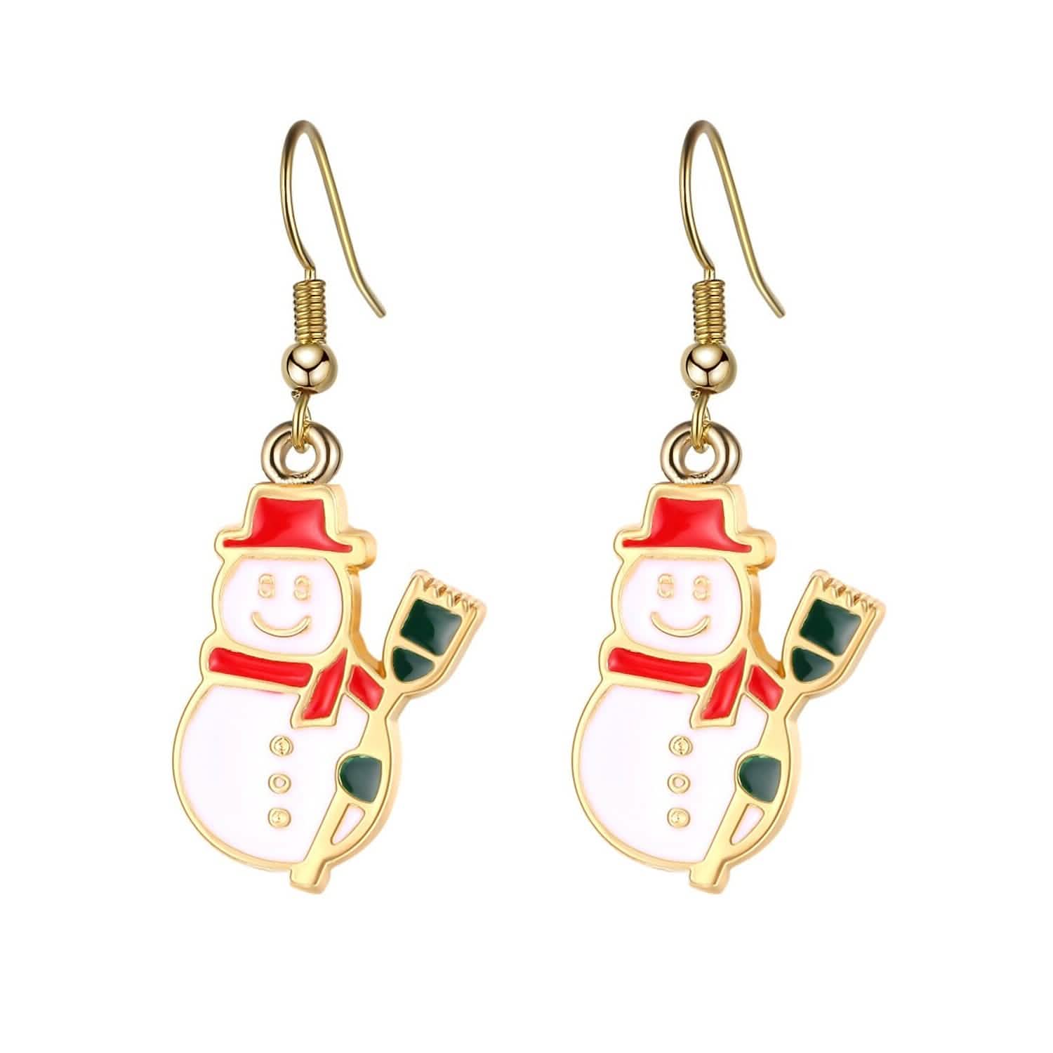 Christmas Ear Decor Hooks Creative Ladies Holiday Earrings DailySale