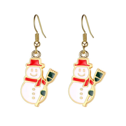 Christmas Ear Decor Hooks Creative Ladies Holiday Earrings DailySale