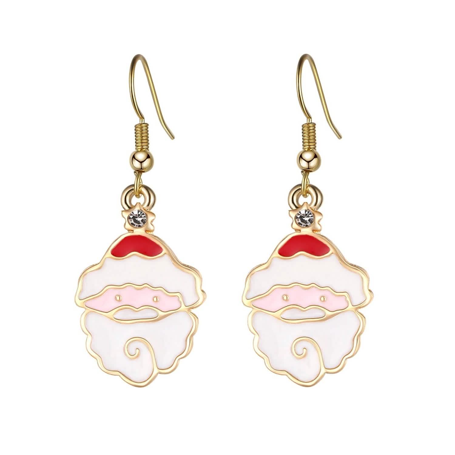 Christmas Ear Decor Hooks Creative Ladies Holiday Earrings DailySale