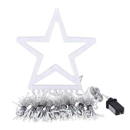Christmas Hanging Waterfall String Light with Topper Star DailySale