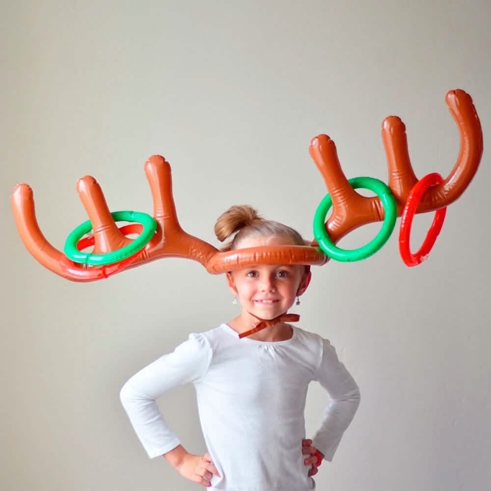 Christmas Inflatable Reindeer Toss Game DailySale