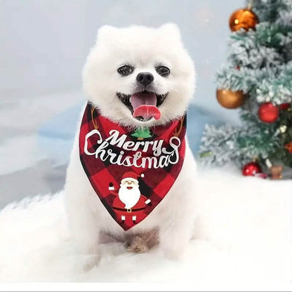 Christmas Pet Triangle Scarf Dog Bandanas DailySale
