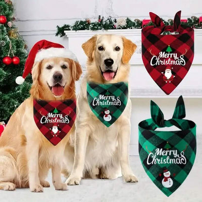 Christmas Pet Triangle Scarf Dog Bandanas DailySale