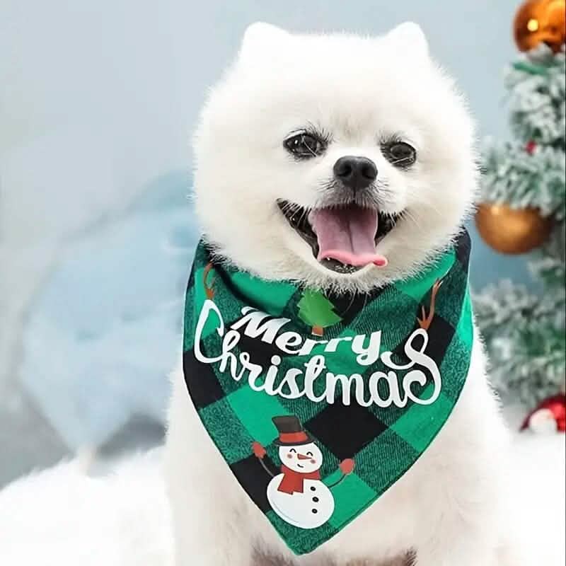 Christmas Pet Triangle Scarf Dog Bandanas DailySale