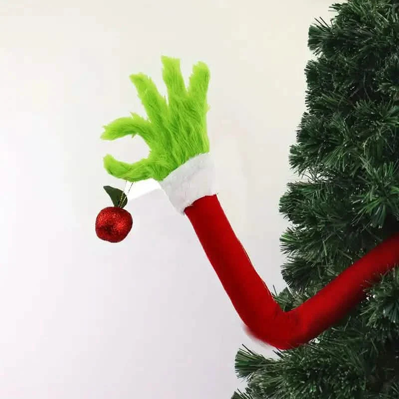 Christmas Poseable Bendable Grinch Furry Elf Decorations DailySale