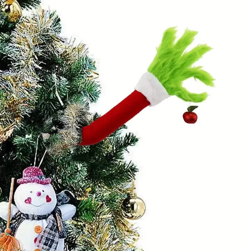 Christmas Poseable Bendable Grinch Furry Elf Decorations DailySale