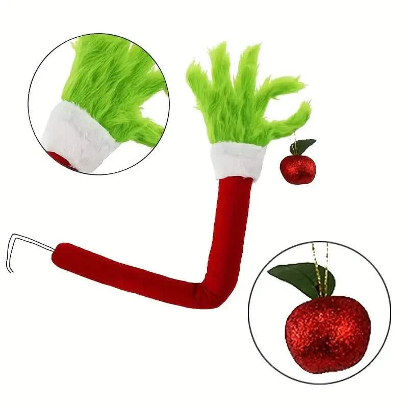 Christmas Poseable Bendable Grinch Furry Elf Decorations DailySale