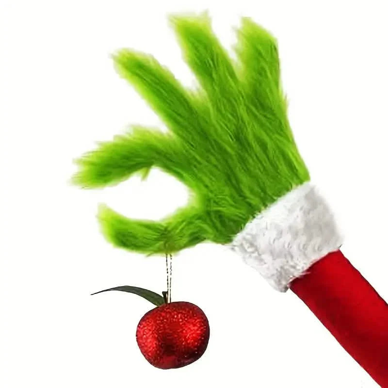 Christmas Poseable Bendable Grinch Furry Elf Decorations DailySale